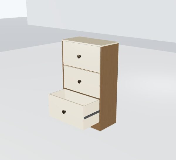 Sukonfiguruota komoda